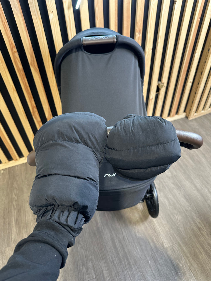 PRE LOVED Nuna Triv LX Pushchair, LYTL Carrycot + Accessories - Caviar