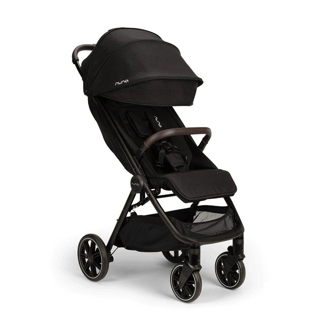 Nuna TRVL LX Compact Travel System Inc Lytl Folding Carrycot + Pipa Urbn - Caviar