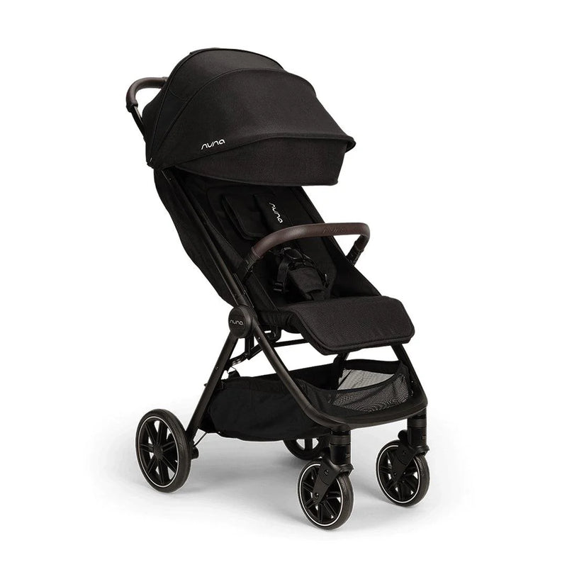 Nuna TRVL LX Compact Travel System Inc Lytl Folding Carrycot + Pipa Urbn - Caviar