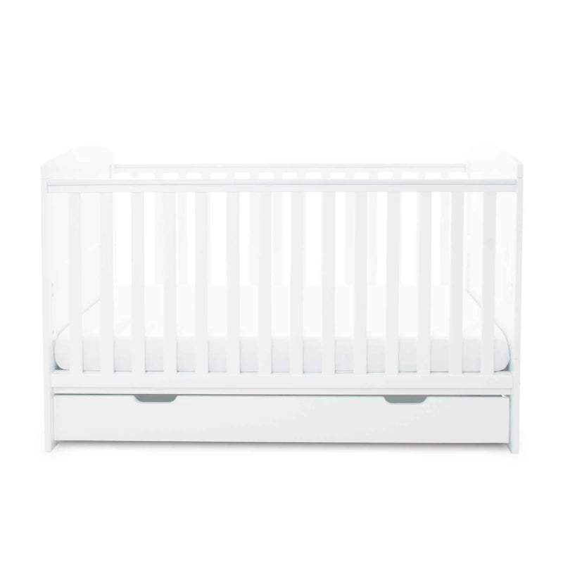Ickle Bubba Coleby Classic Cot Bed, Under Drawer + Changing Table