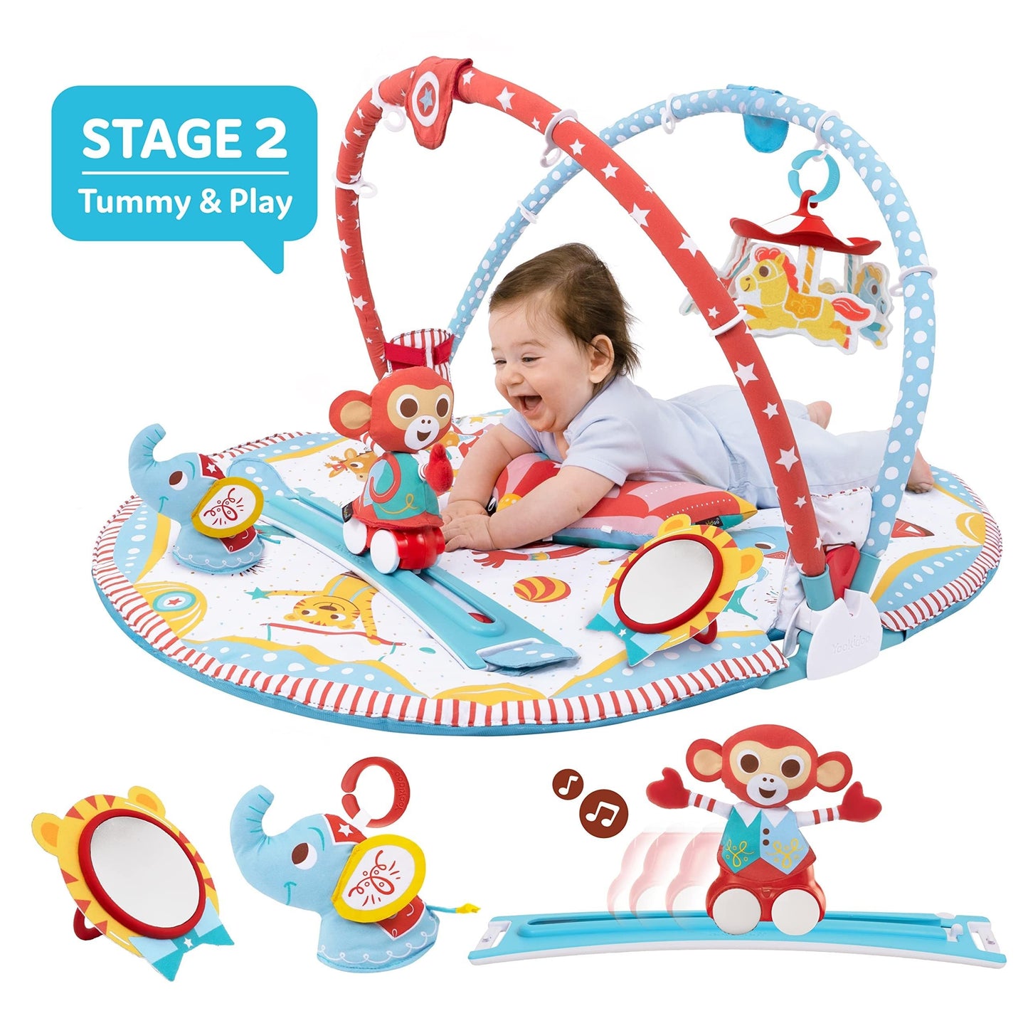 Yookidoo Gymotion Circus Playland Play Gym