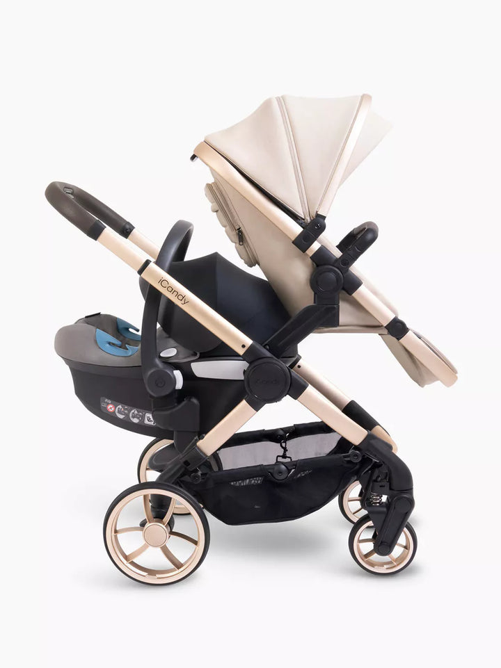 iCandy Peach 7 Pushchair Double - Biscotti