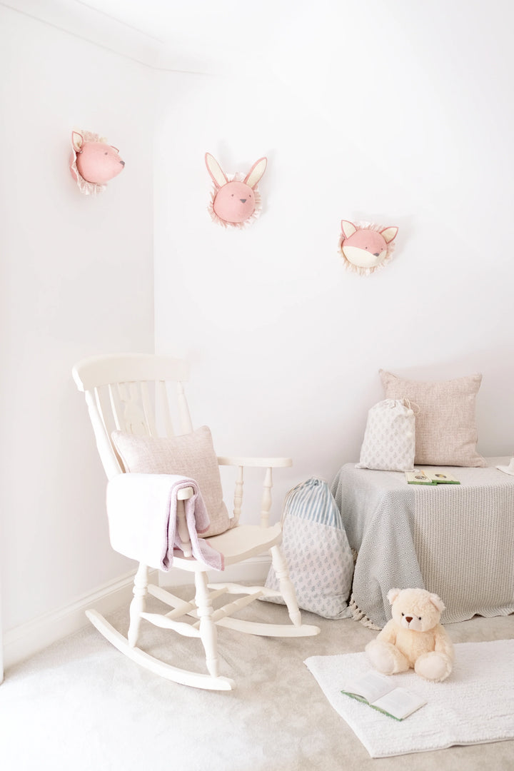 Fiona Walker Baby Deer with Vintage Ruff Head Mini - Pink