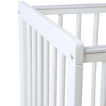 East Coast Space Saver Cot with Mattress Bundle - White