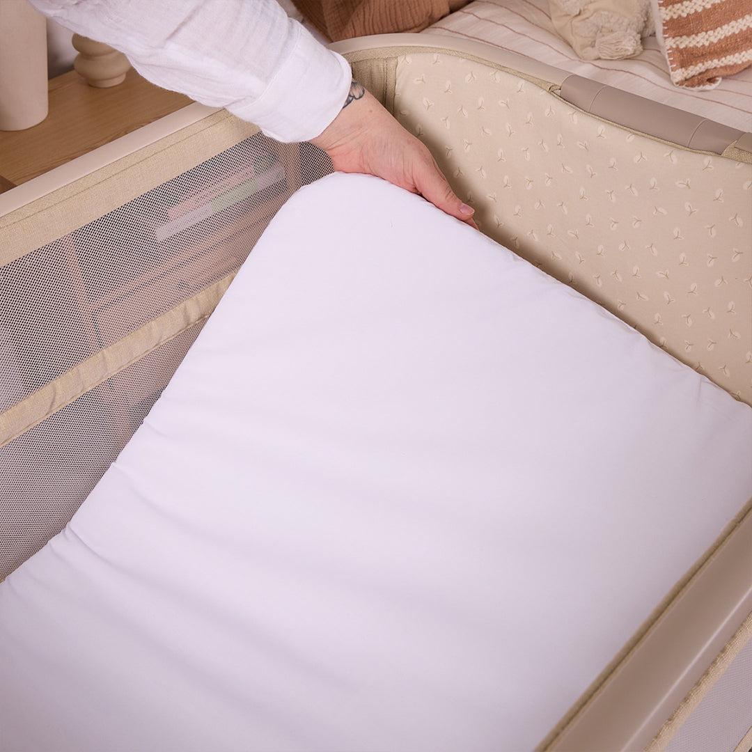 Tutti Bambini Cozee Zen Bedside Crib - Sand
