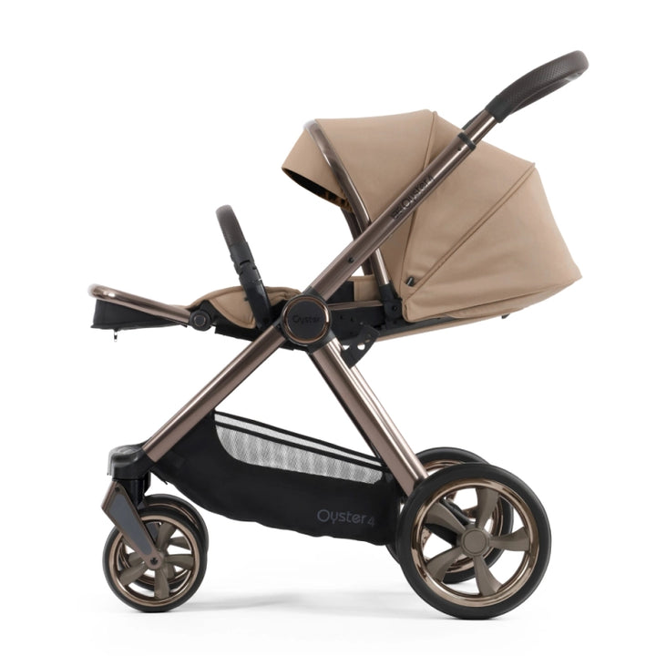 Oyster4 Travel System Bundle Inc Maxi-Cosi Pebble 360 Pro2 Car Seat - Fawn