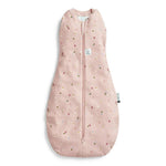 ergoPouch Organic All Year Cocoon Swaddle 1 Tog Sleeping Bag - Pink Daisies
