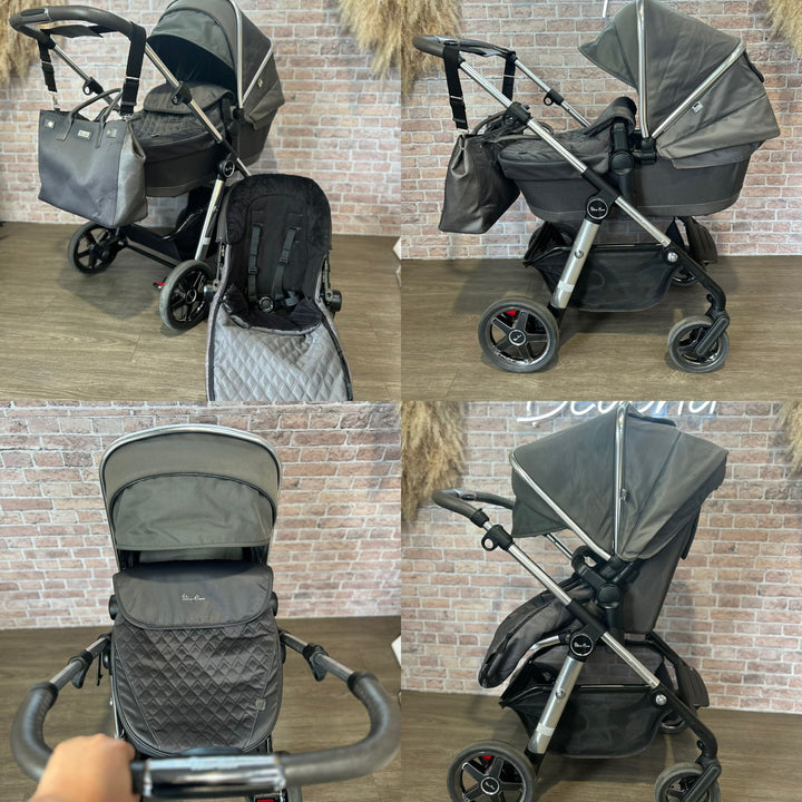 PRE LOVED Silver Cross Pioneer 21 Travel System - Clay