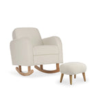 CuddleCo Etta Nursing Chair & Foot stool - Boucle Off White