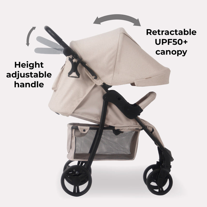 My Babiie MB30 Plus Pushchair - Oatmeal