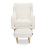 Babymore Ida Nursing Chair with Footstool – Bouclé