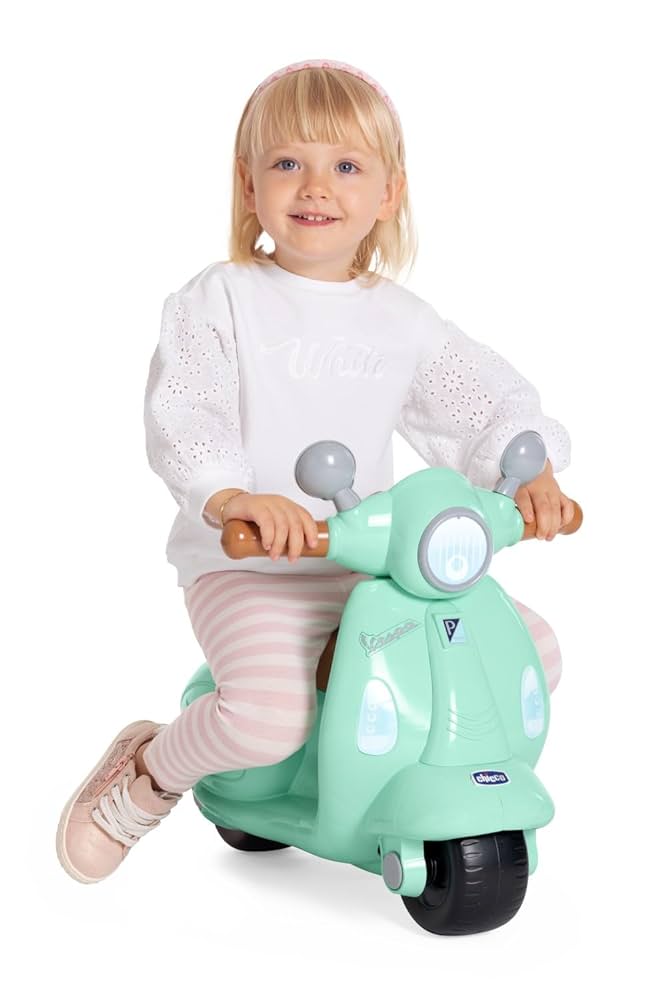 Chicco Vespa Primavera Ride-On – Mint Milk