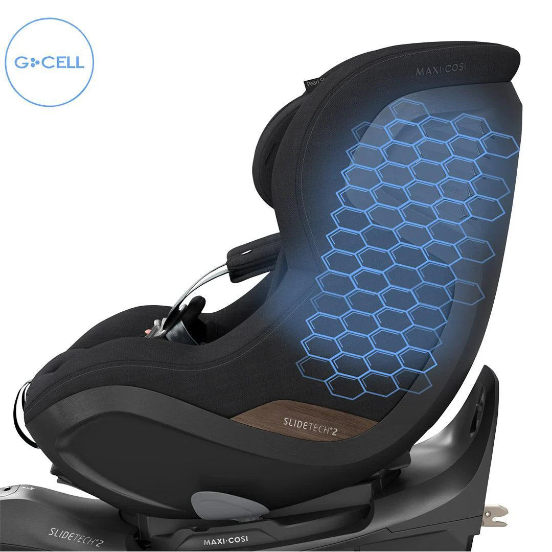 Maxi-Cosi Pearl Slide Pro Car Seat - Authentic Black