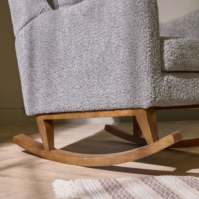 Tutti Bambini Harper Rocking Chair & Footstool - Cloud Grey