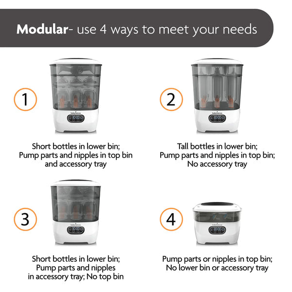Baby Brezza Formula Pro & Steriliser Bundle - White
