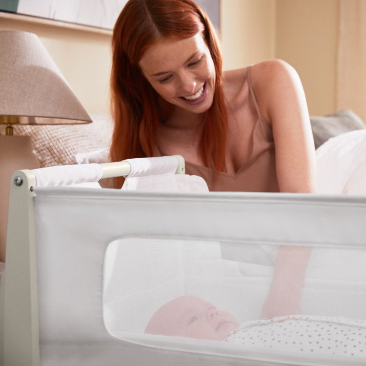 SnuzPod4 Bedside Crib - Barley