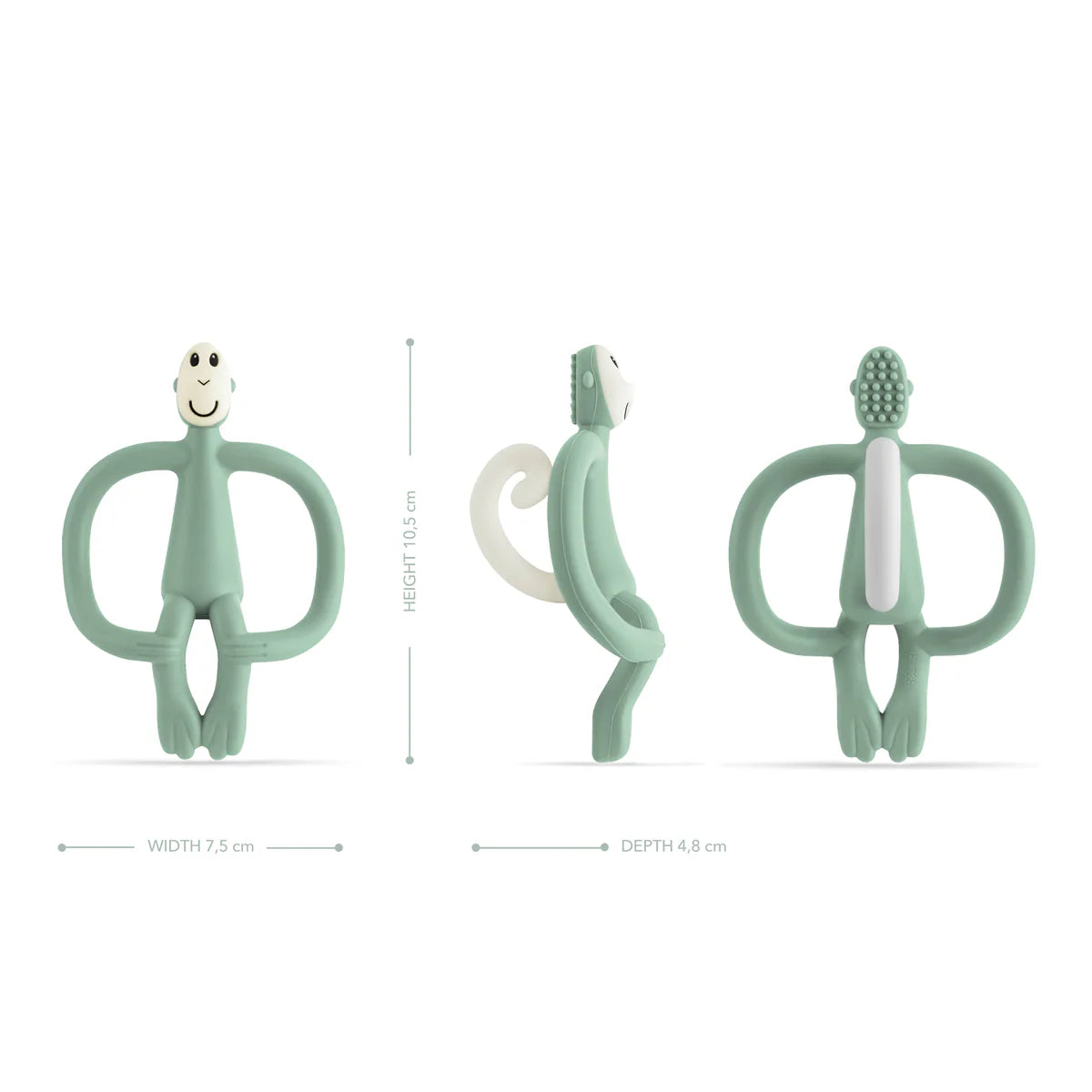 Matchstick Monkey Original Teething Toy  - Mint Green