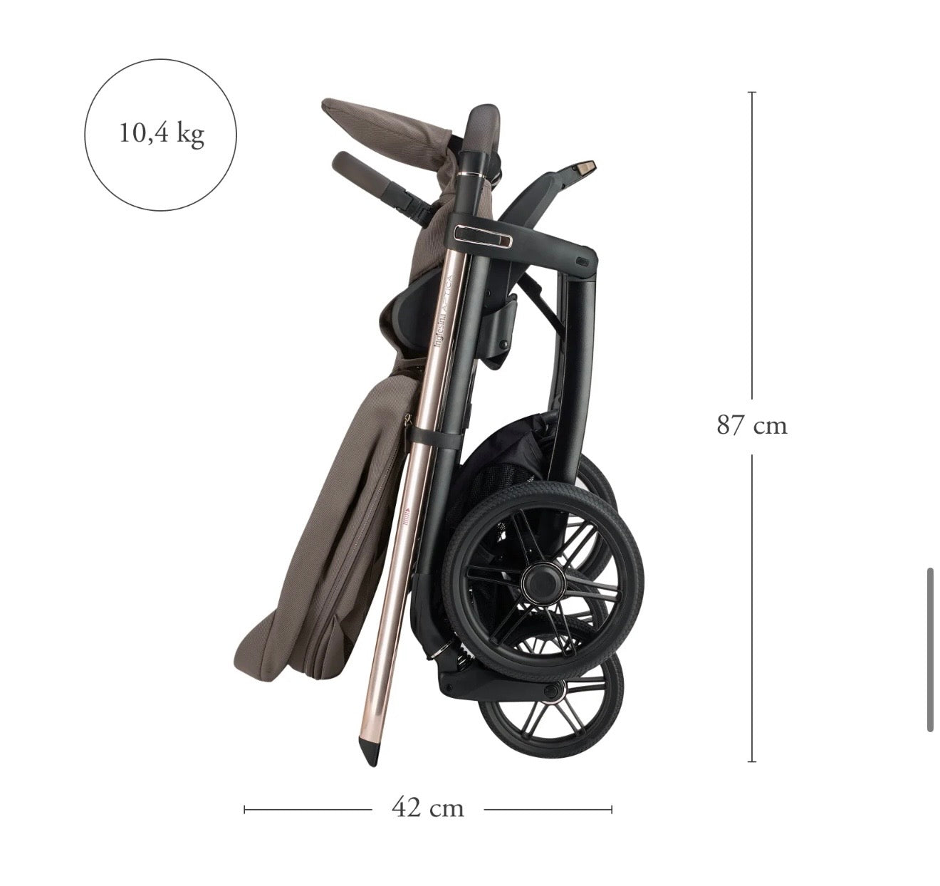 Inglesina Aptica Quattro 4in1 Travel System - Vicuna Beige (2026 Model)