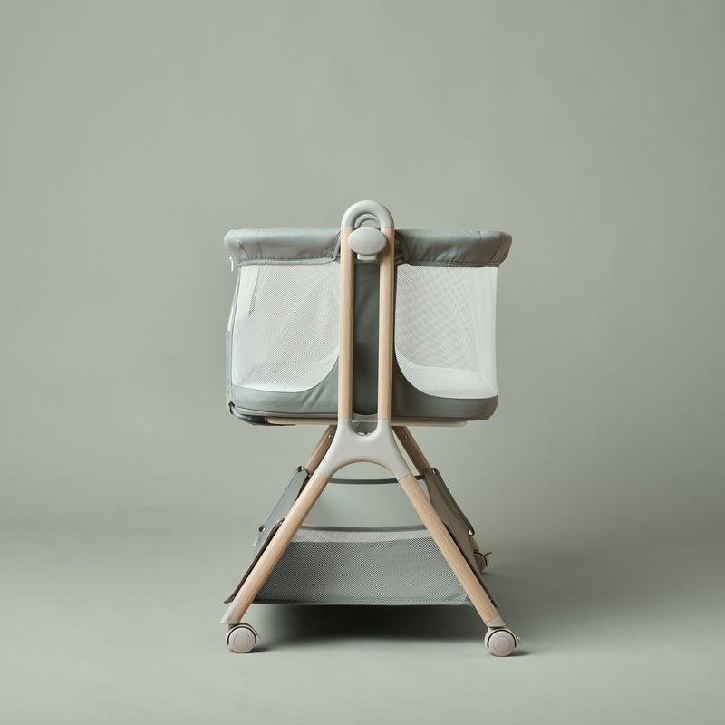 Obaby Cloud Bedside Crib - Sage