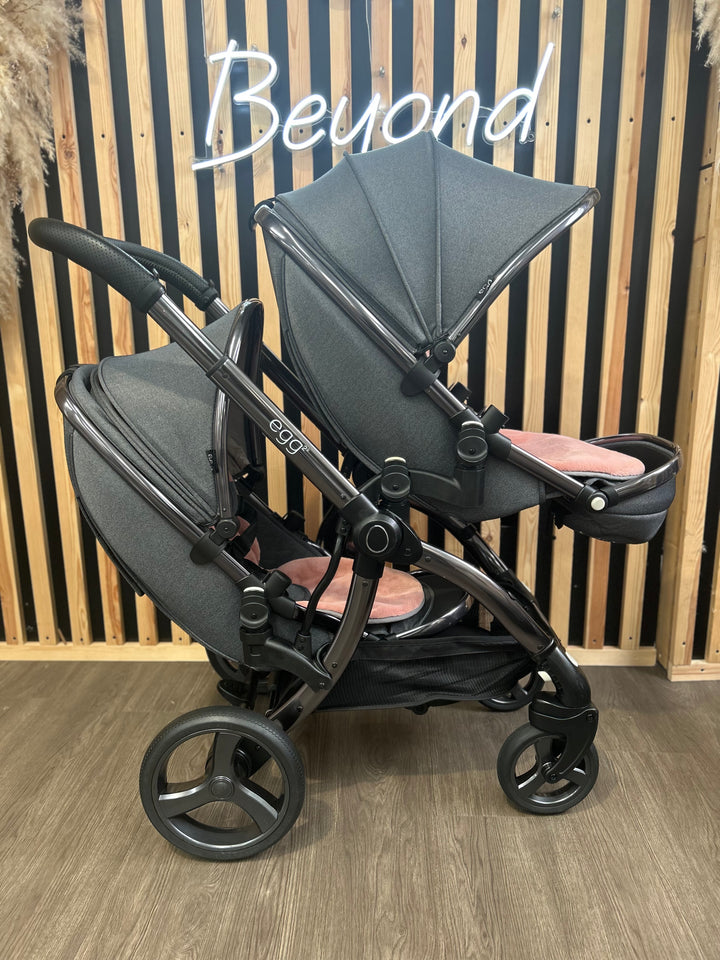 PRE LOVED egg2 Twin Tandem - Quartz