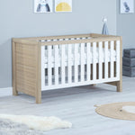 Babymore Luno 3 Piece Nursery Furniture Set – Oak White