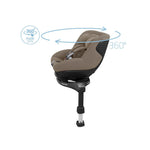Maxi-Cosi Fame 10 Piece Premium Family 360 Pro Travel System - Twillic Truffle/Black Wheels