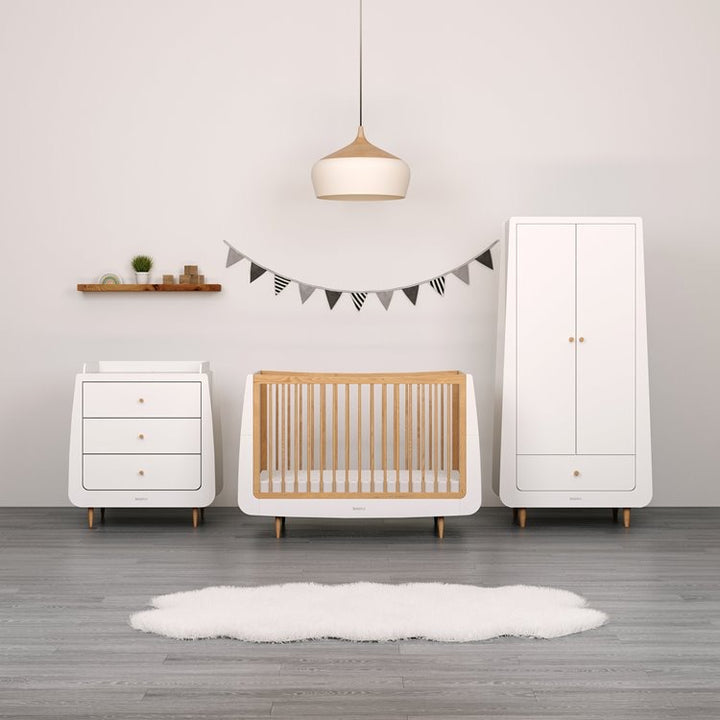 SnuzKot Skandi 3 Piece Nursery Furniture Set - Natural