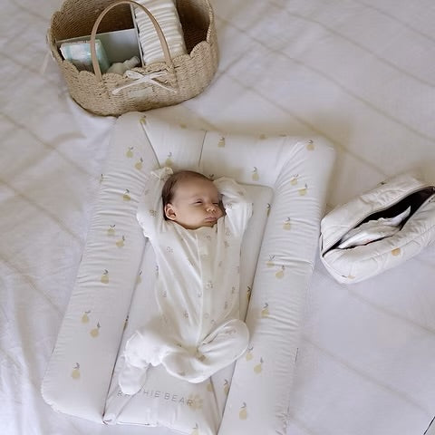 Ralphie Bear Comfort Changing Mat - Pears
