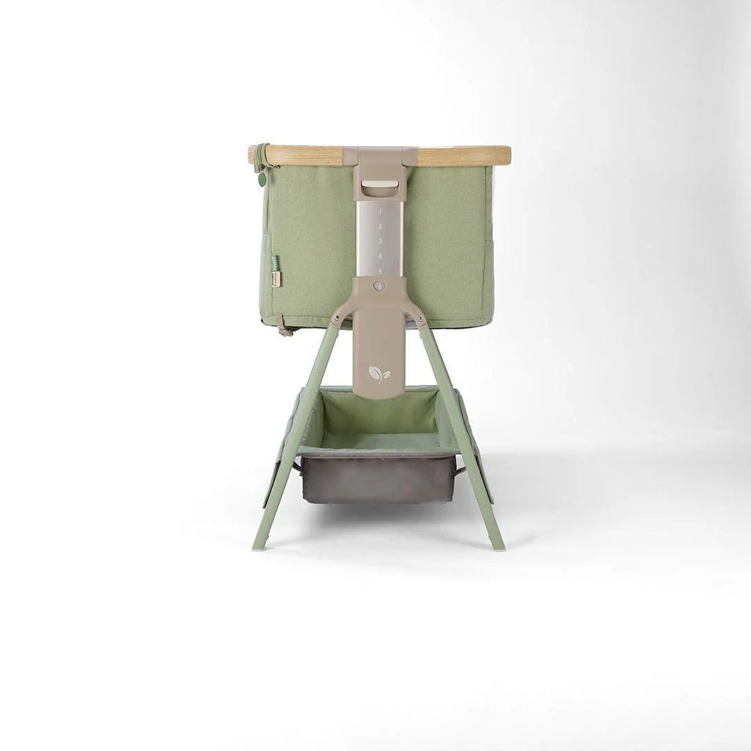 Tutti Bambini Cozee Air 2 Bedside Crib - Drifted Oak/Eucalyptus