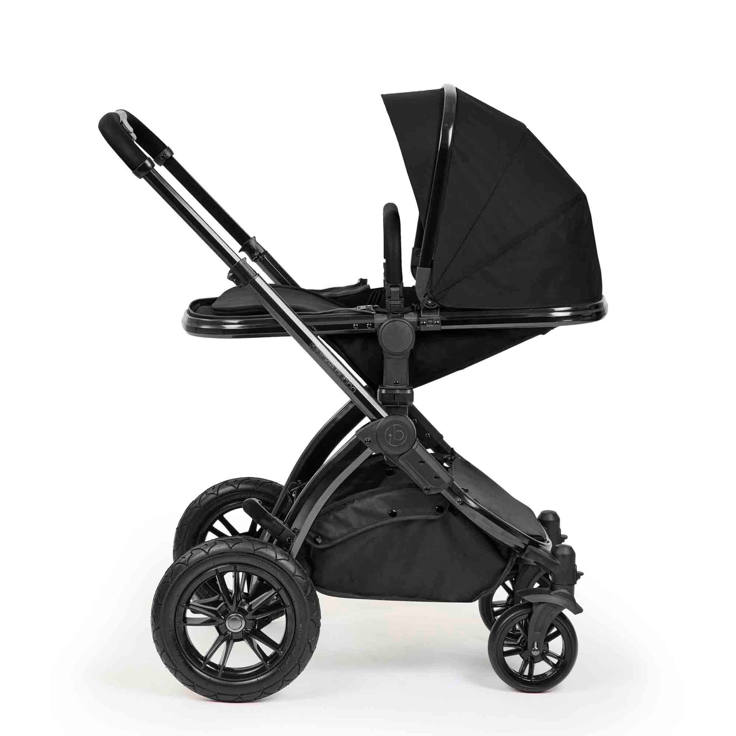 Ickle Bubba Stomp Luxe Elements Edition 17 Piece Bundle Inc Bubba Crib - Raven