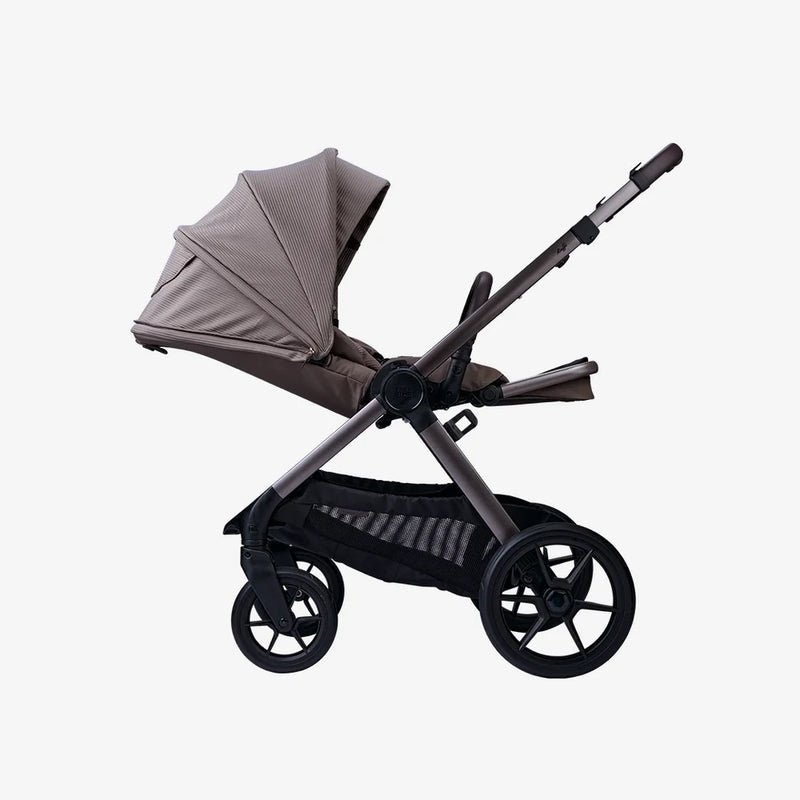 Bababing Raffi MKII 18 Piece Travel System, Home & Feeding Bundle Inc 360 Car Seat + Isofix Base - Minky