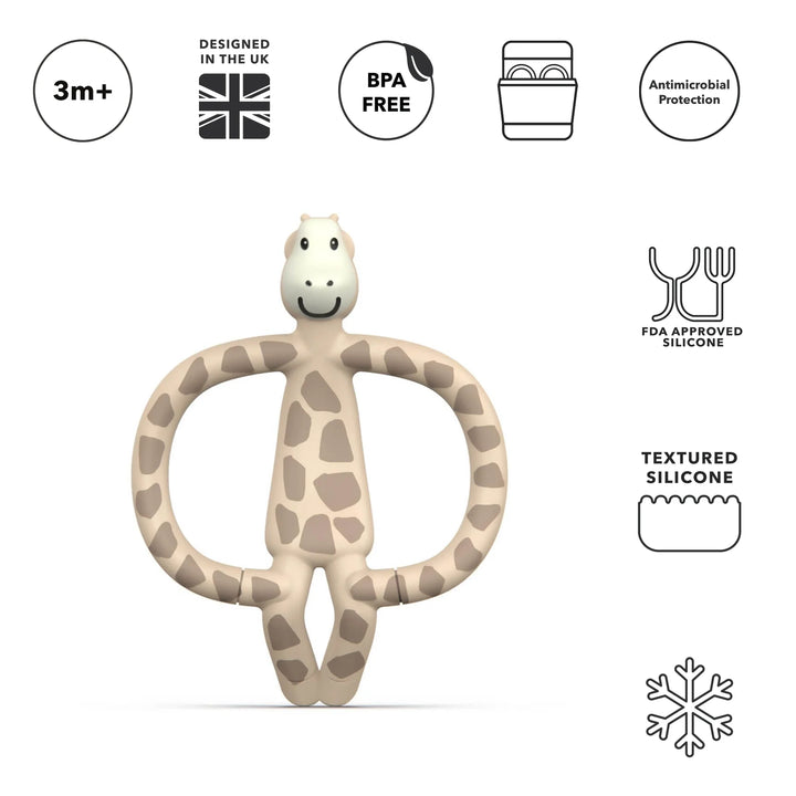 Matchstick Monkey Animal Teether - Gigi Giraffe