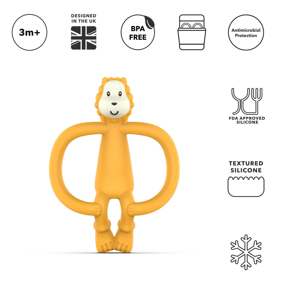 Matchstick Monkey Animal Teether - Ludo Lion