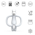 Matchstick Monkey Animal Teether Pomelo - Polar Bear