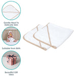 Clair De Lune 2 Pack Hooded Towel - Biscuit