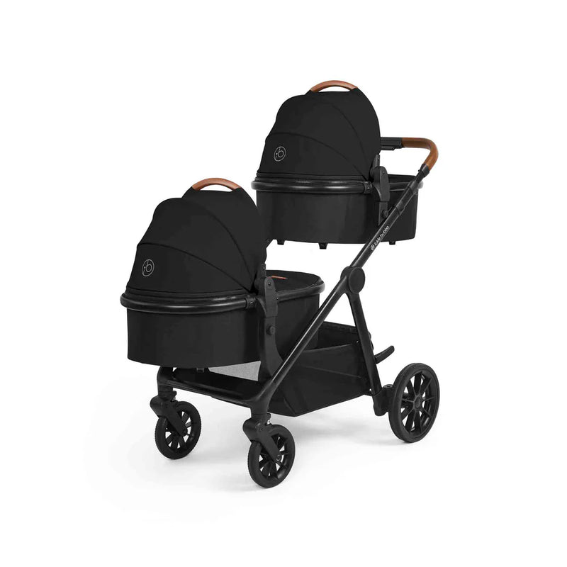 Ickle Bubba Virgo Twin 18 Piece Nimbus Car Seat Bundle - Black