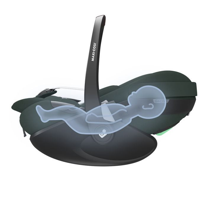 Maxi Cosi Pebble 360 Pro2 Car Seat and Base - Twillic Green