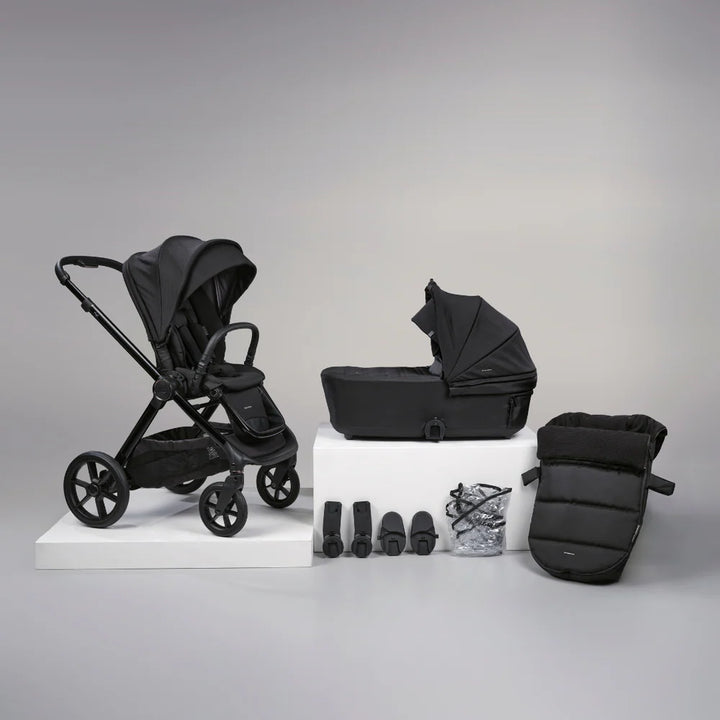Bababing Raffi MKII 2in1 Travel System Bundle - Satin Black