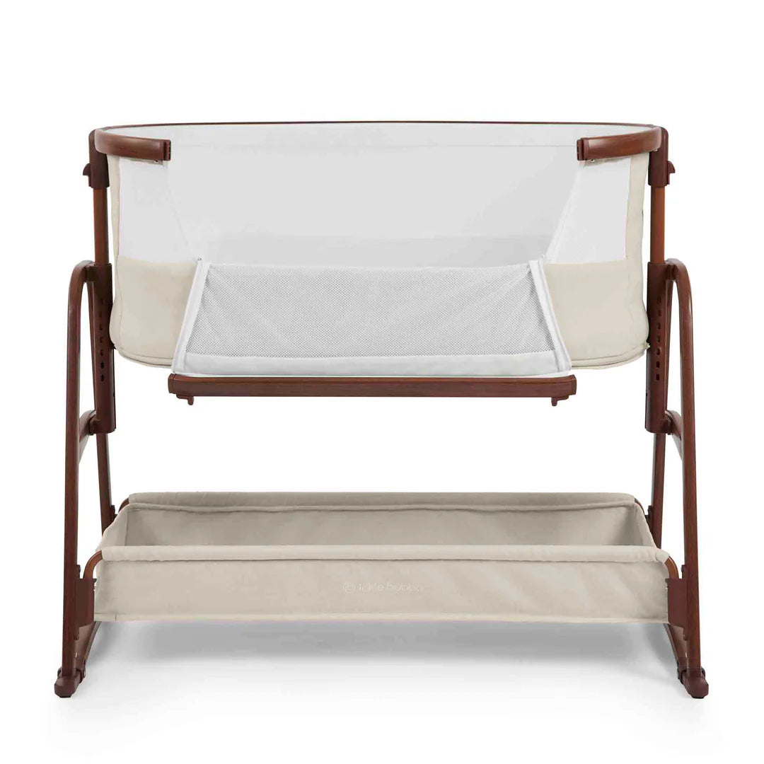 Ickle Bubba Bubba&Me Luxe Bedside Crib - Stone