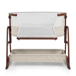 Ickle Bubba Bubba&Me Luxe Bedside Crib - Stone