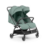 Ickle Bubba Aries Double Prime Autofold Stroller Bundle - Sage Green