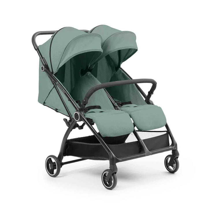Ickle Bubba Aries Double Prime Autofold Stroller Bundle - Sage Green