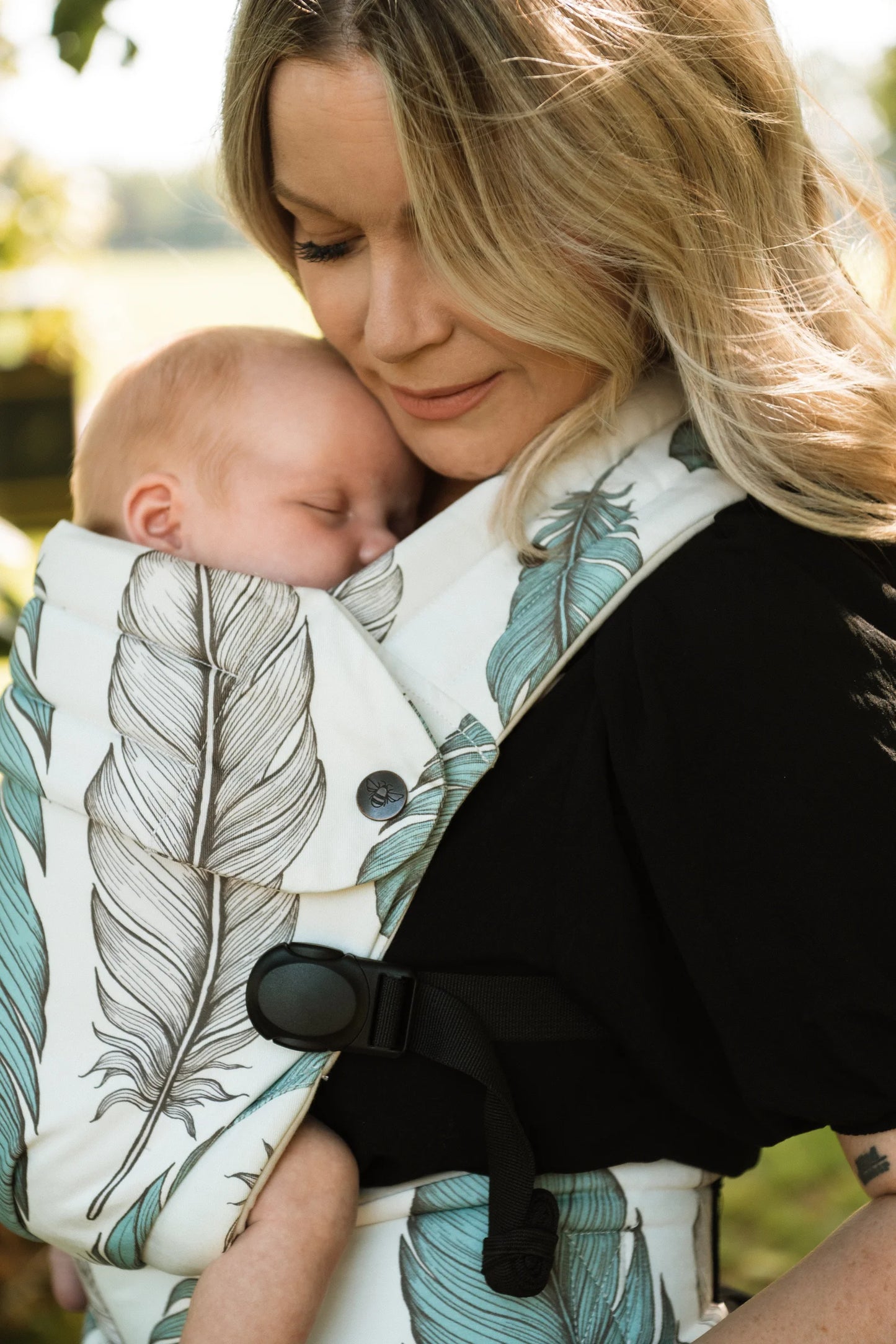 Bizzi Growin Nomad Pure Organic Baby Carrier - Wild Plume