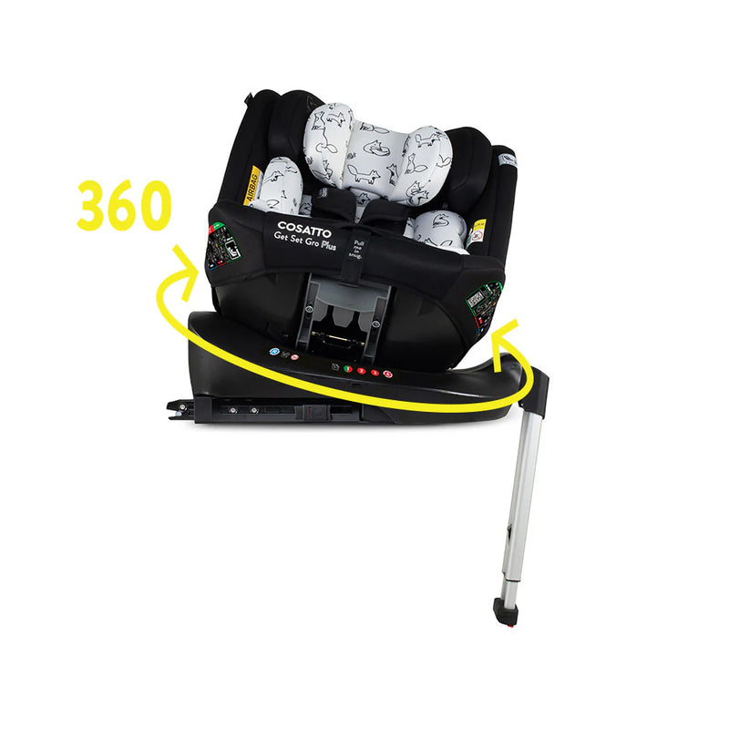 Cosatto Get Set Grow Plus i-Size 360 Car Seat – Foxed