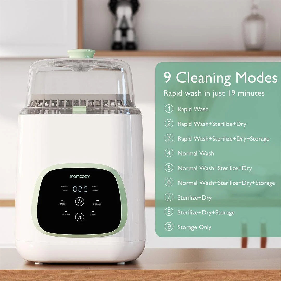Momcozy KleanPal Pro Baby Bottle Washer Steriliser