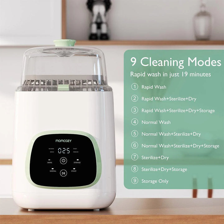 Momcozy KleanPal Pro Baby Bottle Washer Steriliser