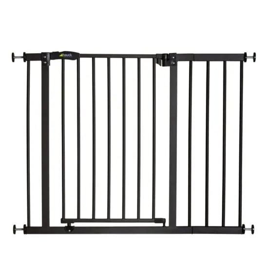 OPEN BOX Hauck Close N Stop Safety Gate + 21cm Extension - Charcoal