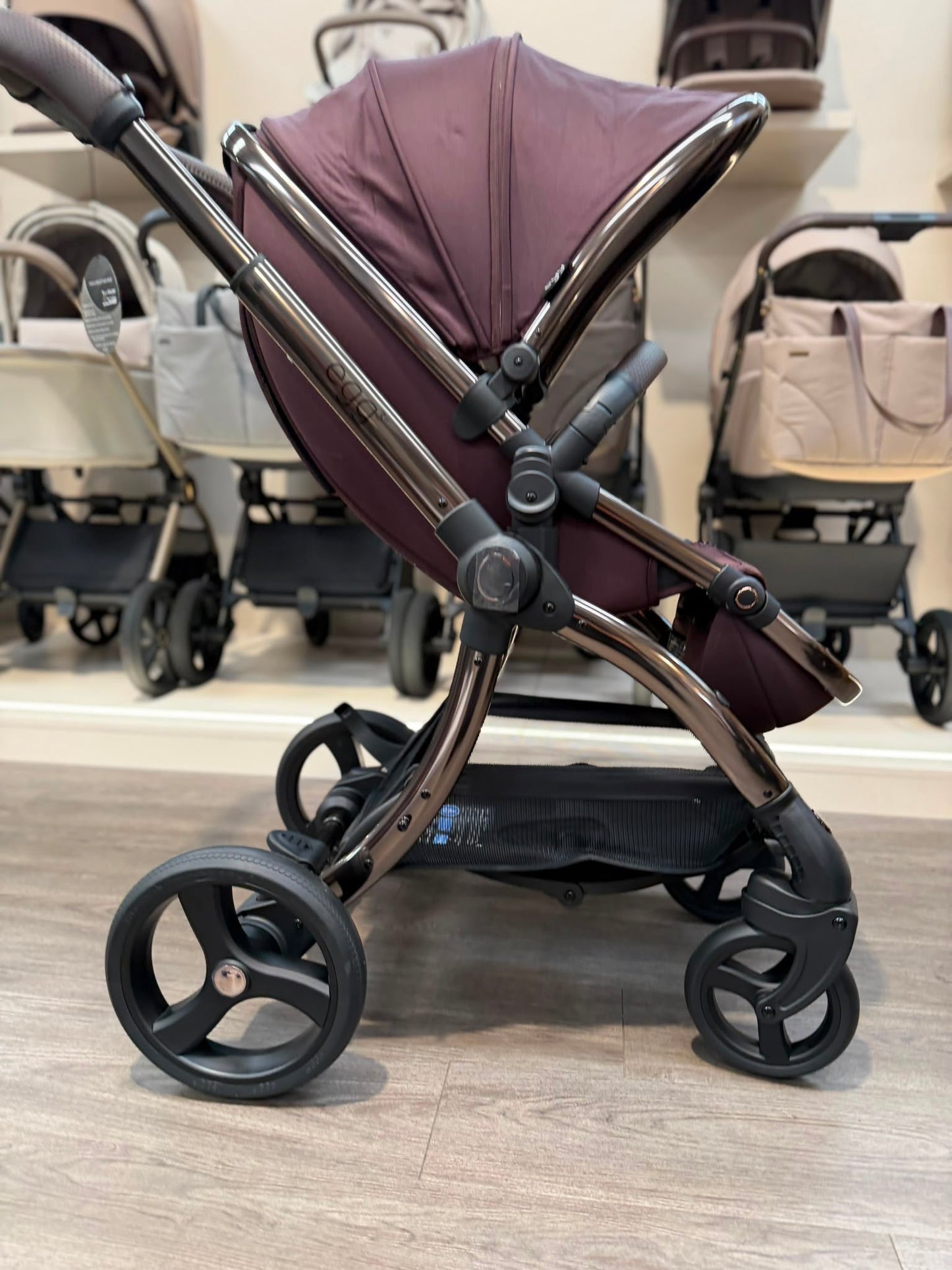 OPEN BOX egg3 3in1 Travel System Bundle Inc Isofix Base - Mulberry