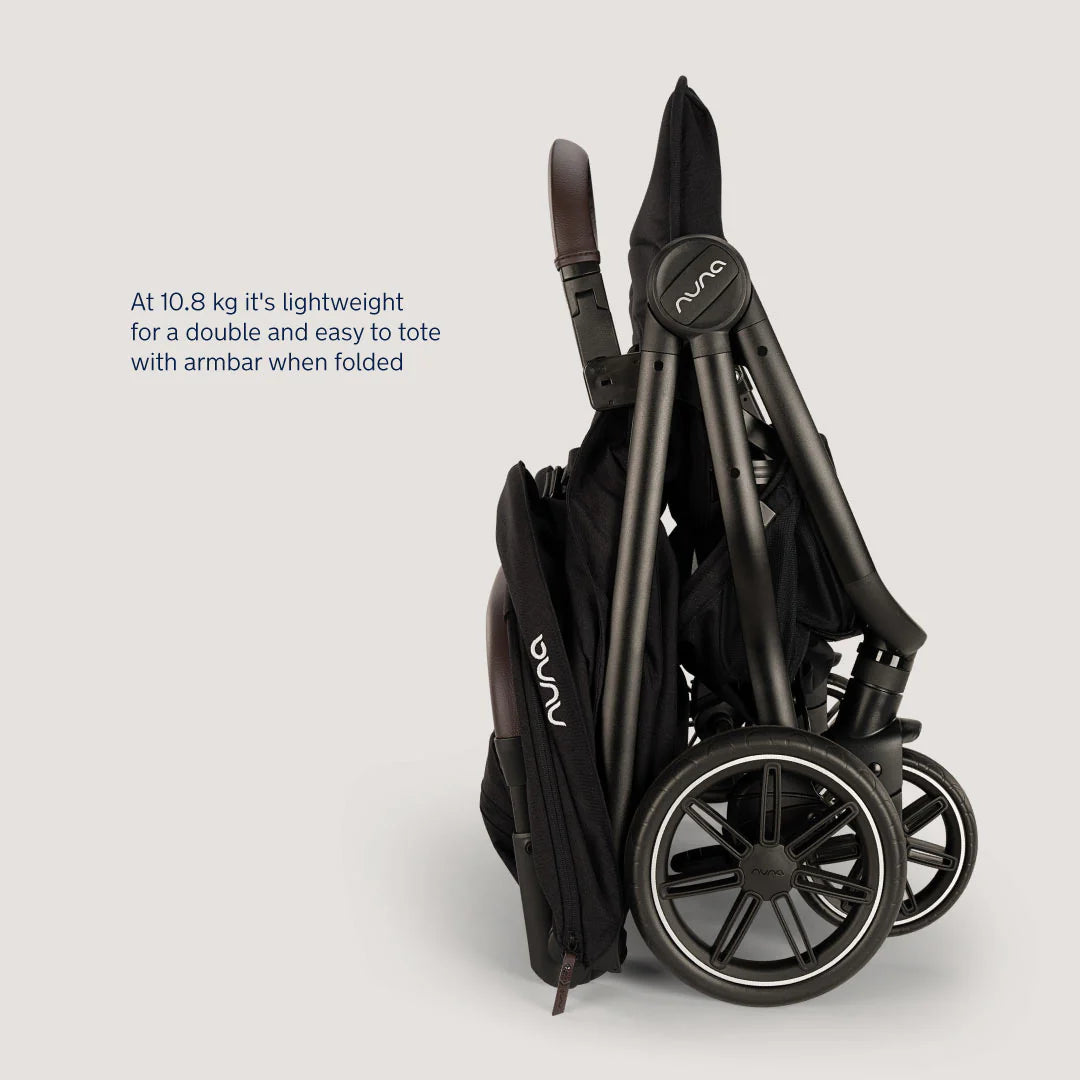 Nuna Trvl Dubl Pushchair – Caviar