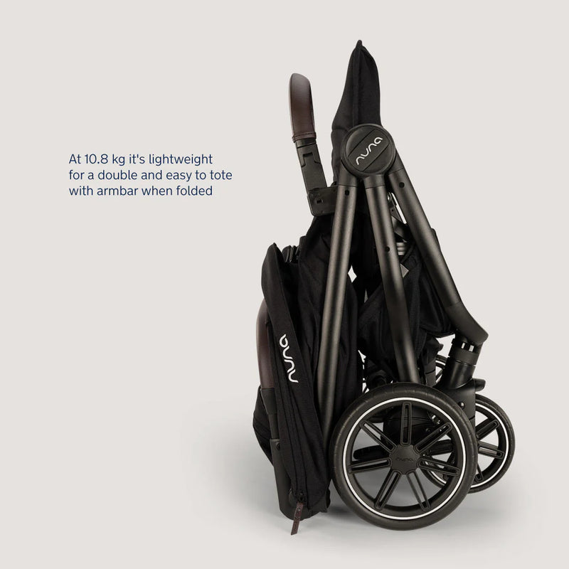 Nuna Trvl Dubl Pushchair – Caviar